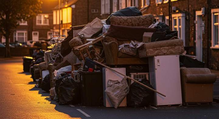 Des déchets lourds et volumineux débarrassés